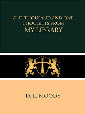 cover image of One Thousand and One Thoughts from My Library
